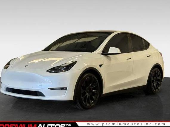 TESLA MODEL Y 2022 7SAYGDEF8NF323663 image